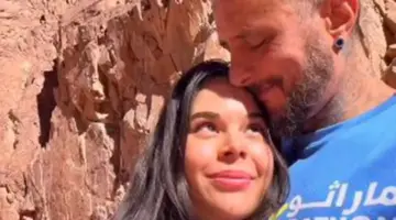 فيديو| أول ظهور لـ أحمد الفيشاوي وكاميلا فيونا بعد ارتباطهما رسميا